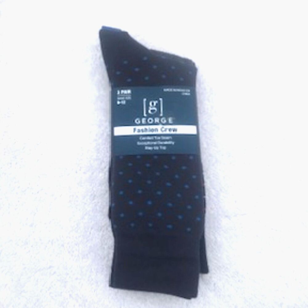 Size: 6-12 Dress Socks (3) Pair Sleeve . Mixed Colors . New In Sleeve
